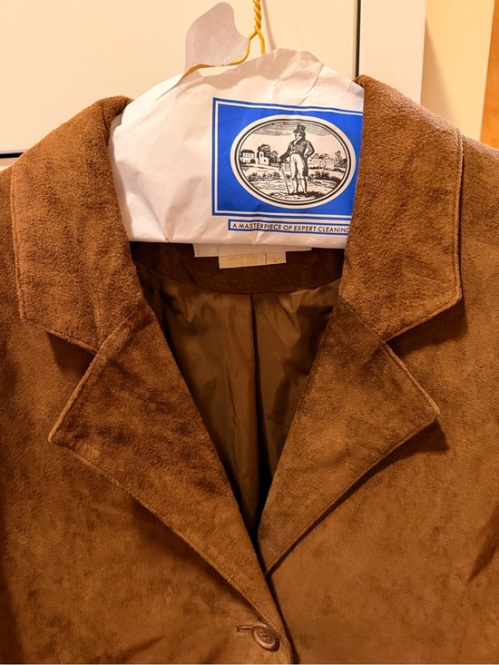 Jackets & Blazers - Vintage suede leather jacket